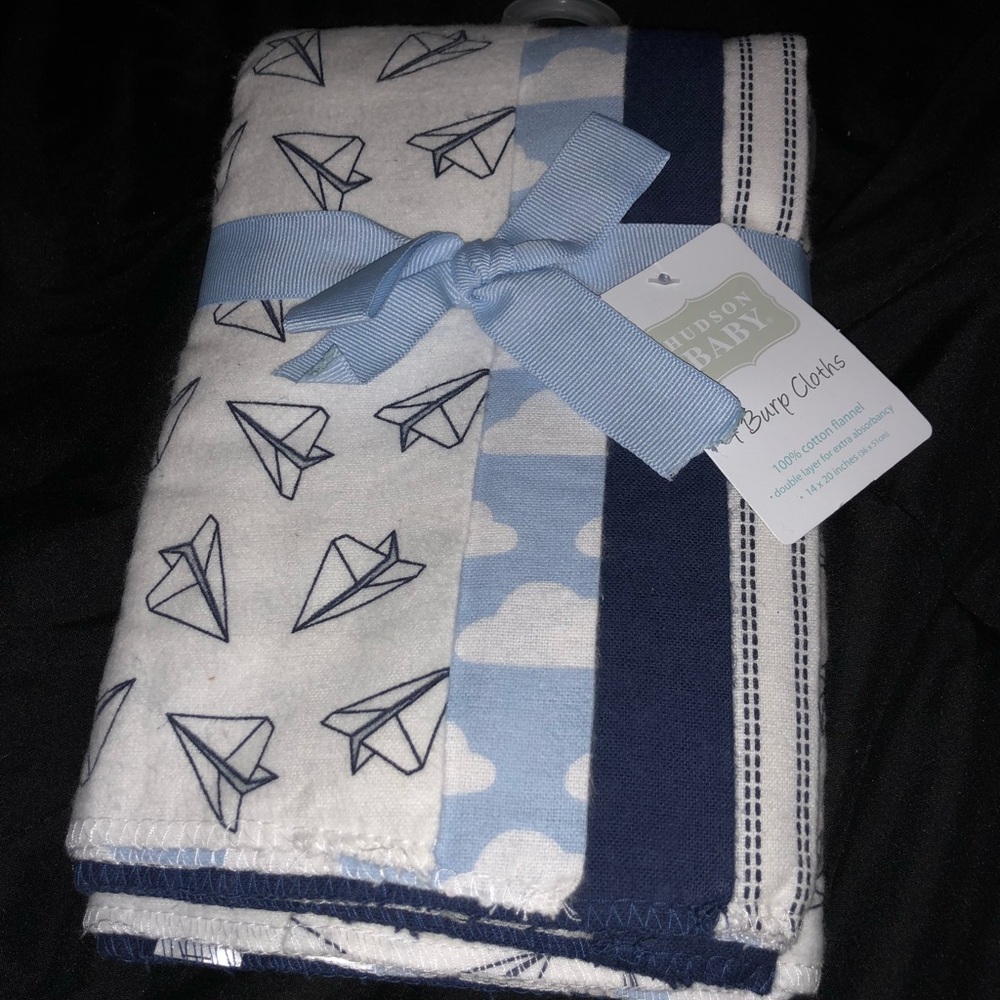 Hudson Baby burp clothes